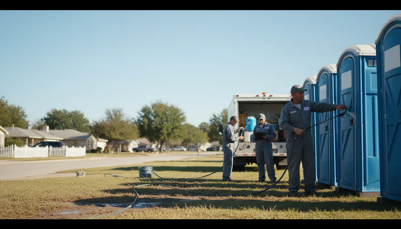 Long-Term Portable Toilet Rental in White Castle, LA near me